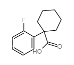 1-(2-Fluorophenyl)cyclohexanecarboxylic acid structure