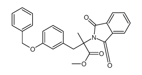 2-Methyl-2-phthalimidyl-3-(3benzoxyphenyl)propionic Acid Methyl Ester结构式