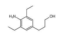 3-(4-Amino-3,5-diethylphenyl)propan-1-ol结构式