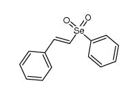 (E)-β-styryl phenyl selenone Structure