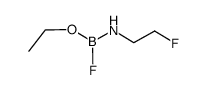 1-ethoxy-1-fluoro-N-(2-fluoroethyl)boranamine结构式