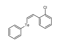 (Z)-2-chlorostyryl phenyl telluride结构式