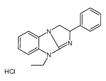 4-ethyl-2-phenyl-1,2-dihydroimidazo[1,2-a]benzimidazole,hydrochloride结构式