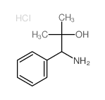 Benzeneethanol, b-amino-a,a-dimethyl-, hydrochloride (1:1) Structure