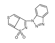 3-(benzotriazol-1-yl)thieno[3,4-d][1,2]thiazole 1,1-dioxide Structure