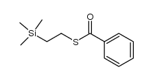 S-(2-(trimethylsilyl)ethyl) benzothioate Structure