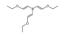 tris(ethoxyvinyl)borane Structure