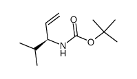 Carbamic acid, [1-(1-methylethyl)-2-propenyl]-, 1,1-dimethylethyl ester, (S)-结构式