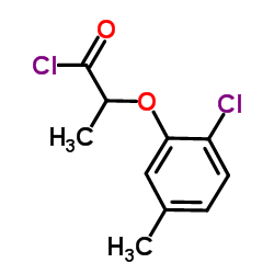 2-(2-Chloro-5-methylphenoxy)propanoyl chloride Structure