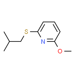 Pyridine, 2-methoxy-6-[(2-methylpropyl)thio]- (9CI) picture