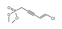 (E)-dimethyl 5-chloropent-4-en-2-ynylphosphonate Structure