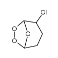 2-chloro-6,7,8-trioxa-bicyclo[3.2.1]octane结构式