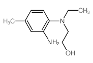 2-[2-Amino(ethyl)-4-methylanilino]-1-ethanol结构式