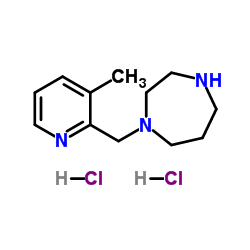 1-(3-METHYL-PYRIDIN-2-YLMETHYL)-[1,4]DIAZEPANE DI-HYDROCHLORIDE Structure