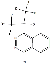 1-Chloro-4-(iso-propyl-d7)-phthalazine结构式