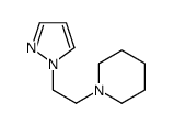 (1-2-Piperidinoethyl)pyrazole structure