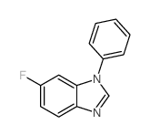 6-氟-1-苯基苯并咪唑结构式