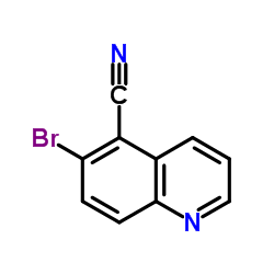 6-bromoquinoline-5-carbonitrile Structure