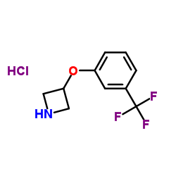 3-[3-(Trifluoromethyl)phenoxy]-azetidine hydrochloride structure