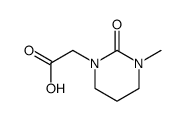 (3-Methyl-2-oxotetrahydropyrimidin-1(2H)-yl)acetic acid Structure