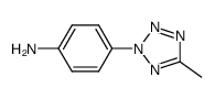 4-(5-methyl-2H-tetrazol-2-yl)aniline结构式