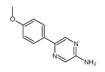 5-(4-methoxyphenyl)pyrazin-2-amine structure