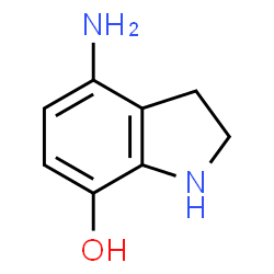 1H-Indol-7-ol,4-amino-2,3-dihydro-(9CI) Structure
