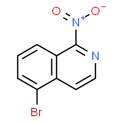 5-BROMO-1-NITRO-ISOQUINOLINE Structure