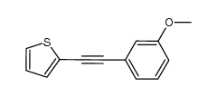 (m-anisyl)(2-thienyl)acetylene Structure