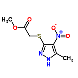 Methyl [(5-methyl-4-nitro-1H-pyrazol-3-yl)sulfanyl]acetate图片