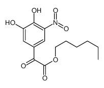 hexyl 2-(3,4-dihydroxy-5-nitrophenyl)-2-oxoacetate Structure