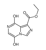 ETHYL 5,8-DIHYDROXYIMIDAZO[1,5-A]PYRAZINE-1-CARBOXYLATE结构式