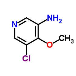 5-Chloro-4-methoxy-3-pyridinamine Structure