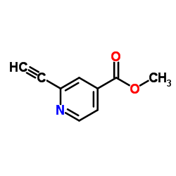 Methyl 2-ethynylisonicotinate Structure