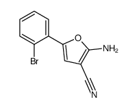 2-amino-5-(2-bromophenyl)furan-3-carbonitrile picture