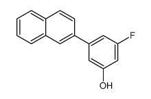 3-fluoro-5-naphthalen-2-ylphenol Structure