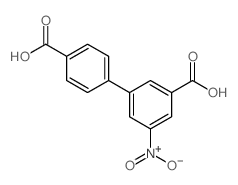 5-Nitro-[1,1'-biphenyl]-3,4'-dicarboxylic acid Structure