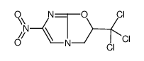 3-nitro-7-(trichloromethyl)-6-oxa-1,4-diazabicyclo[3.3.0]octa-2,4-dien e Structure