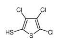 3,4,5-trichlorothiophene-2-thiol Structure