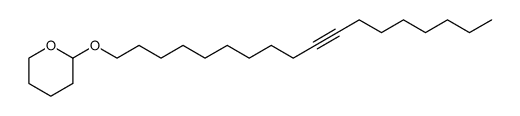 2-(octadec-10-yn-1-yloxy)tetrahydro-2H-pyran结构式
