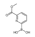 (6-(METHOXYCARBONYL)PYRIDIN-2-YL)BORONIC ACID结构式
