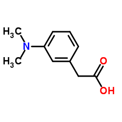 2-(3-(二甲基氨基)苯基)乙酸结构式