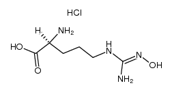 Nω-hydroxy-L-arginine dihydrochloride结构式