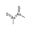 (E)-methyl-[methyl(sulfanylidene)-λ5-arsanylidene]-sulfanylidene-λ5-arsane Structure