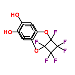 4,4'-[(1,2,3,3,4,4-HEXAFLUOROCYCLOBUTANE-1,2-DIYL)BIS(OXY)]BISPHENOL图片