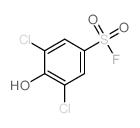 3,5-dichloro-4-hydroxy-benzenesulfonyl fluoride Structure