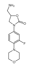 5-(aminomethyl)-3-(3-fluoro-4-morpholinophenyl)oxazolidin-2-one Structure