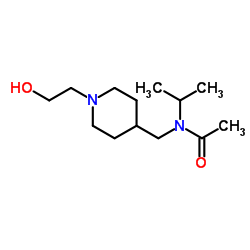 N-{[1-(2-Hydroxyethyl)-4-piperidinyl]methyl}-N-isopropylacetamide Structure