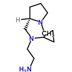 N-Cyclopropyl-N-{[(2S)-1-methyl-2-pyrrolidinyl]methyl}-1,2-ethanediamine结构式