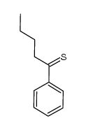 1-phenylpentane-1-thione Structure